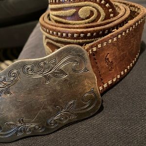 Polo Ralph Lauren 2002 Sz S Western stitched belt